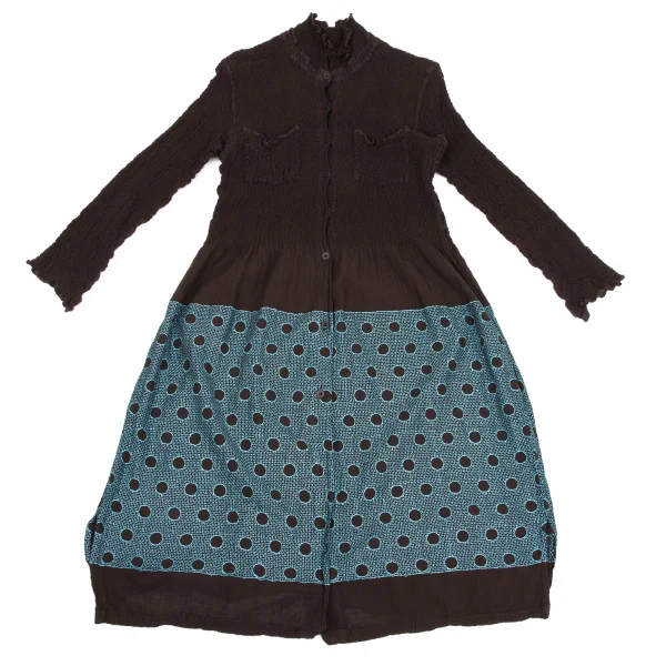 Unbranded Cauliflower Dot Embroidered Shirt Dress K-171490_002
