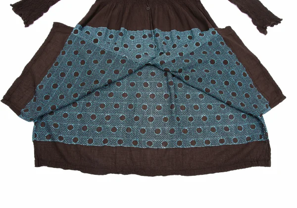 Unbranded Cauliflower Dot Embroidered Shirt Dress K-171490_011