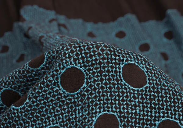 Unbranded Cauliflower Dot Embroidered Shirt Dress K-171490_014