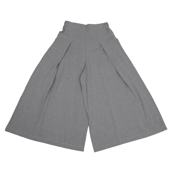 ISSEY MIYAKE me Paper Blend Tuck Wide Pants Grey F K-171491_001