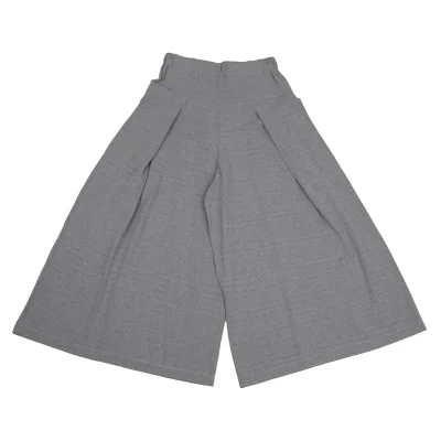 ISSEY MIYAKE me Paper Blend Tuck Wide Pants
