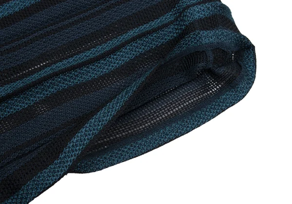 ISSEY MIYAKE me Pleats Striped Mesh Top K-171492_006