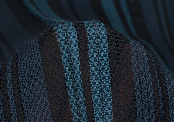 ISSEY MIYAKE me Pleats Striped Mesh Top K-171492_013