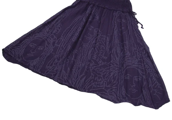 ISSEY MIYAKE me Dyed Cauliflower Switching Face Graphic Skirt K-171495_006