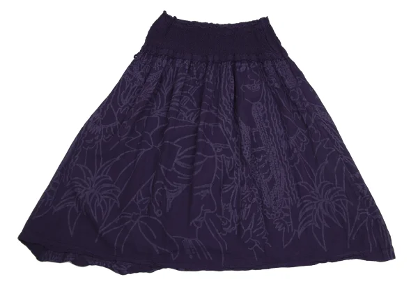 ISSEY MIYAKE me Dyed Cauliflower Switching Face Graphic Skirt K-171495_009
