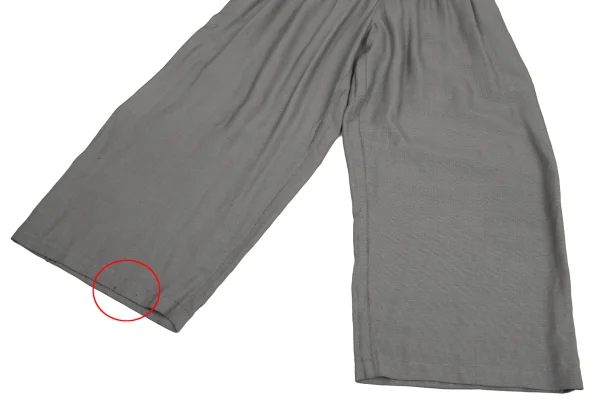 ISSEY SPORT Rayon Blend Waist Rib Wide Pants K-171497_006