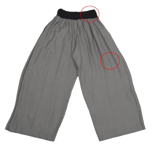 ISSEY SPORT Rayon Blend Waist Rib Wide Pants K-171497_009