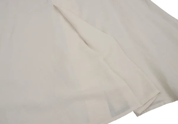 HIROKO BIS Poly Linen Wide Silhouette Chinese Short Sleeve Shirt K-171499_013