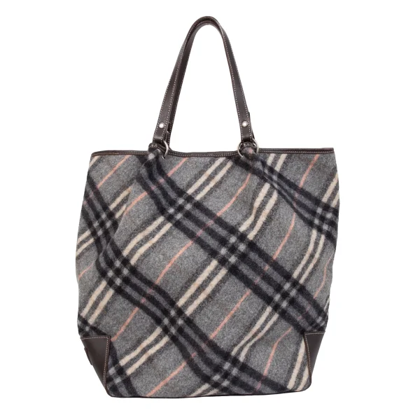 BURBERRY BLUE LABEL Check Tote Bag K-171501_004