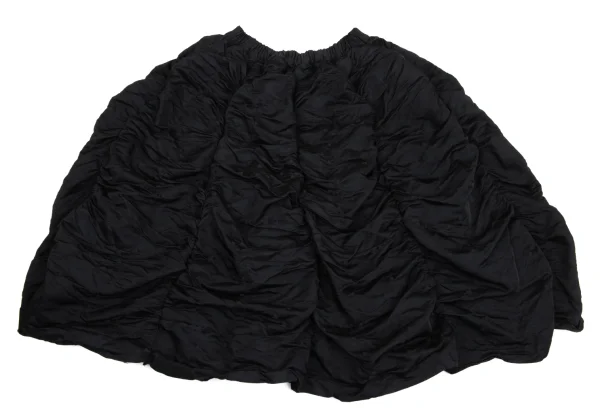 COMME des GARCONS Heart Jacquard Shirred Balloon Skirt K-171505_002