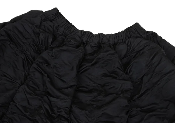 COMME des GARCONS Heart Jacquard Shirred Balloon Skirt K-171505_003