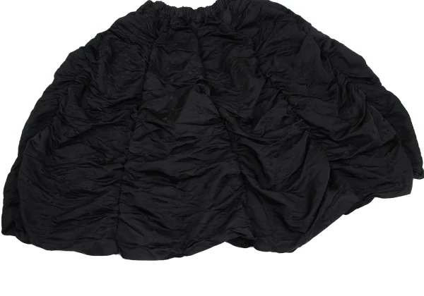 COMME des GARCONS Heart Jacquard Shirred Balloon Skirt K-171505_006