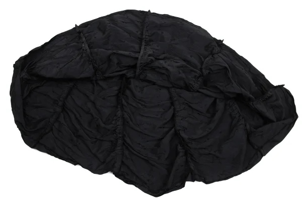 COMME des GARCONS Heart Jacquard Shirred Balloon Skirt K-171505_008