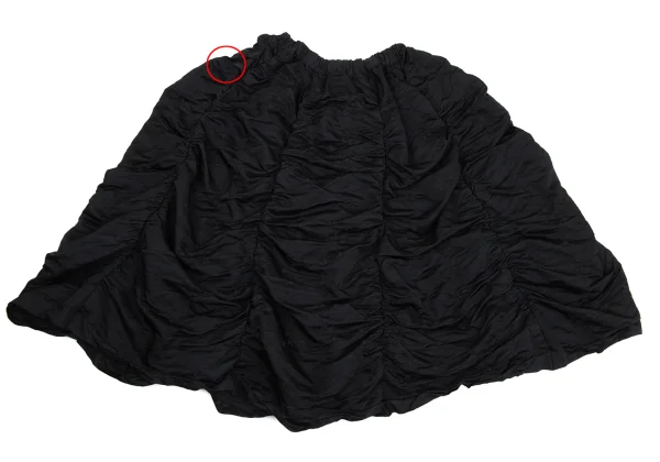 COMME des GARCONS Heart Jacquard Shirred Balloon Skirt K-171505_009