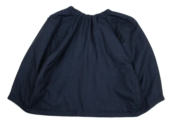 COMME des GARCONS Padded Quilted Wool Check Skirt K-171506_002