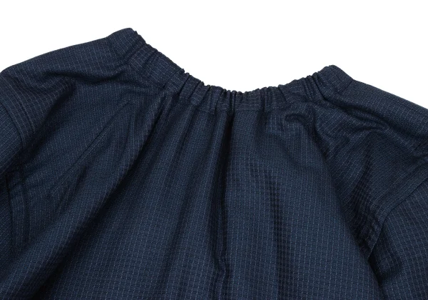 COMME des GARCONS Padded Quilted Wool Check Skirt K-171506_003
