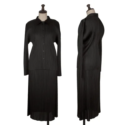 PLEATS PLEASE Pleated Shirt & Skirt