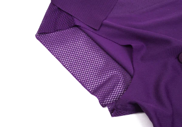 ISSEY MIYAKE 132 5. Mesh Switching Sleeveless Top K-171514_005