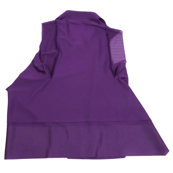 ISSEY MIYAKE 132 5. Mesh Switching Sleeveless Top K-171514_011