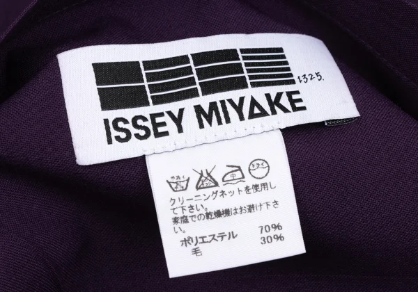 ISSEY MIYAKE 132 5. Poly Wool 2D Pleats Tops K-171516_012