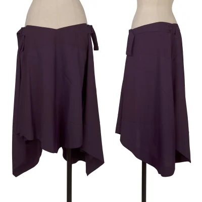 ISSEY MIYAKE 132 5. Poly Wool 2D Pleats Belted Skirt