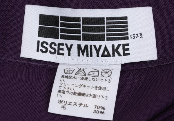 ISSEY MIYAKE 132 5. Poly Wool 2D Pleats Belted Skirt K-171517_016