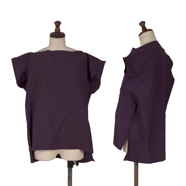 イッセイミヤケISSEY MIYAKE 132 5. ポリウール折り紙セットアップ 紫2 K-171518_002