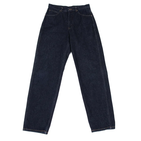 COMME des GARCONS HOMME Logo Leather Patch Jeans  Indigo M K-171520_001