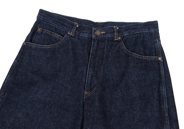 COMME des GARCONS HOMME Logo Leather Patch Jeans K-171520_002