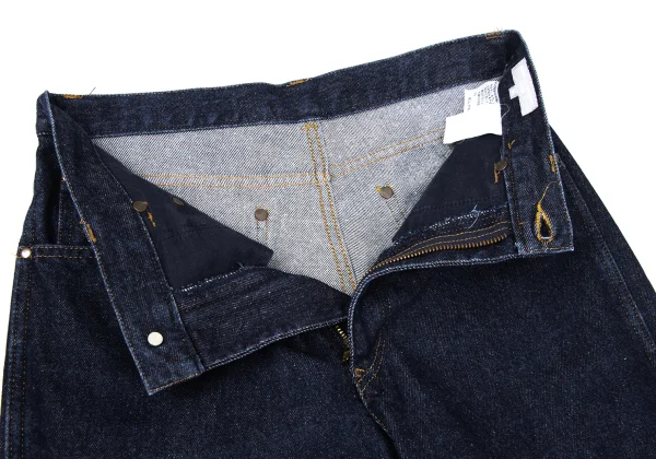 COMME des GARCONS HOMME Logo Leather Patch Jeans K-171520_005