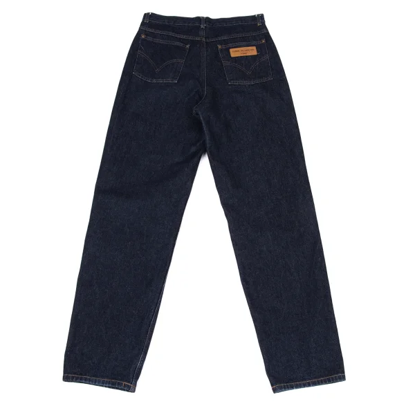 COMME des GARCONS HOMME Logo Leather Patch Jeans K-171520_008