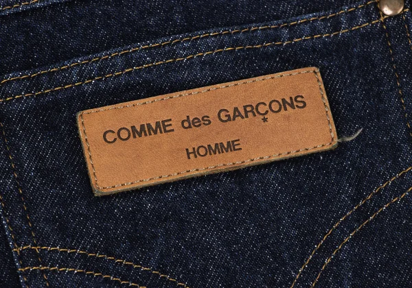 COMME des GARCONS HOMME Logo Leather Patch Jeans K-171520_010