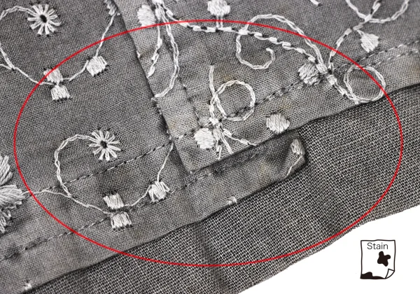 tricot COMME des GARCONS Dyed Patchwork Wrap Skirt K-171522_011