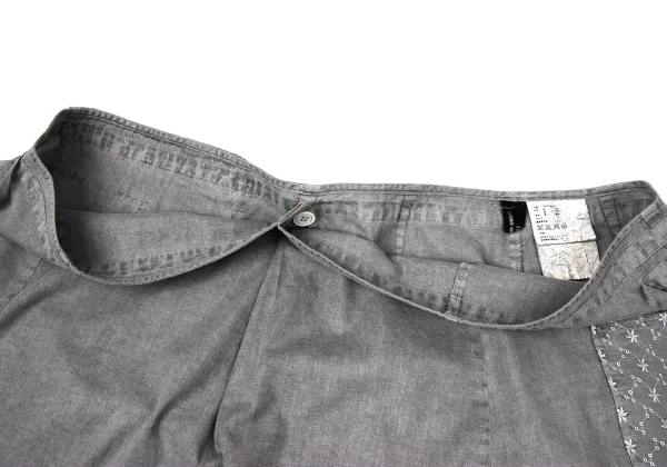 tricot COMME des GARCONS Dyed Patchwork Wrap Skirt K-171522_013