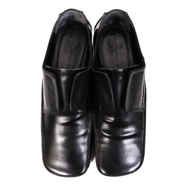 Y's Square Toe Platform Leather Shoes K-171527_002