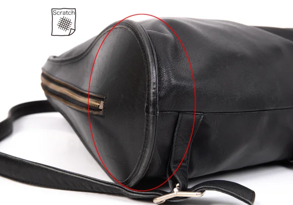 Y's Leather Curved Design Backpack K-171528_006