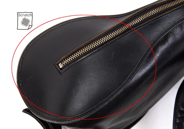 Y's Leather Curved Design Backpack K-171528_010