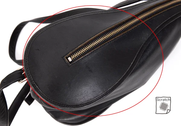 Y's Leather Curved Design Backpack K-171528_011
