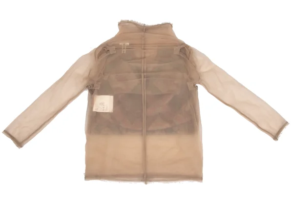 COMME des GARCONS Native Pattern Fleece Layered Mesh Top K-171529_015