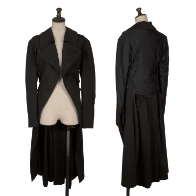 COMME des GARCONS Stretch Docking Wool Trench Coat