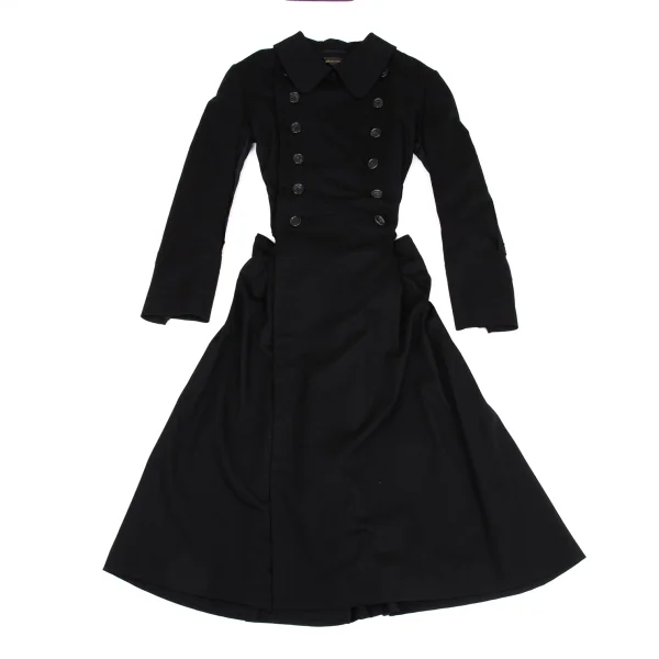 COMME des GARCONS Stretch Docking Wool Trench Coat K-171531_002