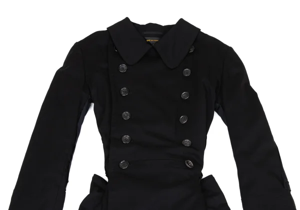 COMME des GARCONS Stretch Docking Wool Trench Coat K-171531_003