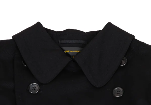 COMME des GARCONS Stretch Docking Wool Trench Coat K-171531_004