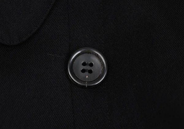 COMME des GARCONS Stretch Docking Wool Trench Coat K-171531_005
