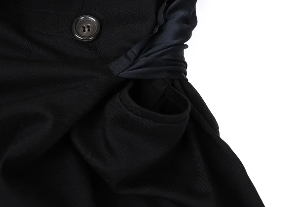 COMME des GARCONS Stretch Docking Wool Trench Coat K-171531_009