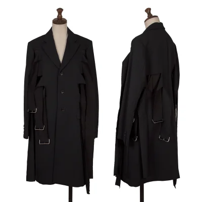 COMME des GARCONS Bonding Wool Belt Design Coat