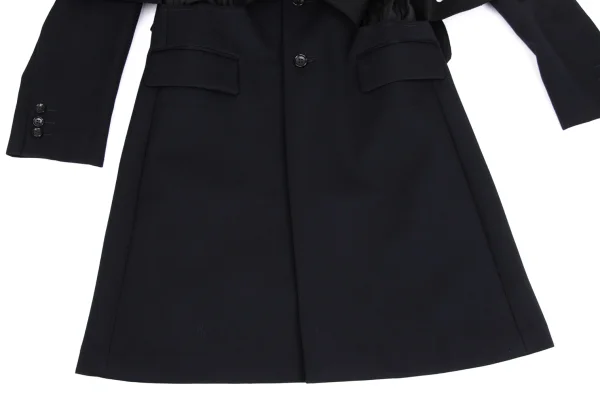 COMME des GARCONS Bonding Wool Belt Design Coat K-171534_010