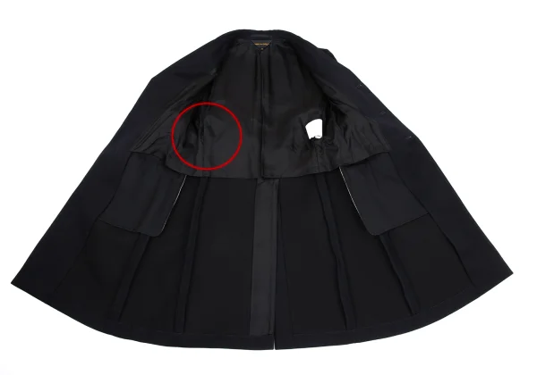 COMME des GARCONS Bonding Wool Belt Design Coat K-171534_012