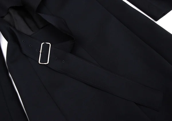 COMME des GARCONS Bonding Wool Belt Design Coat K-171534_016