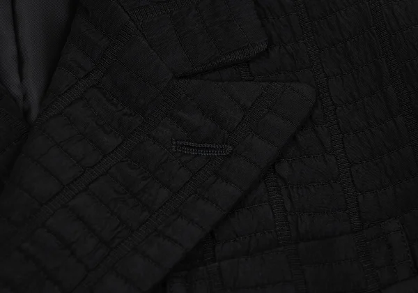 COMME des GARCONS Hem Frill Tape Embellished Jacquard Double Jacket K-171535_006